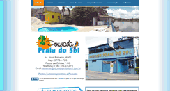 Desktop Screenshot of pousadapraiadosol.com.br